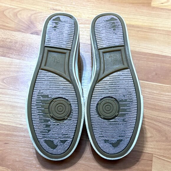 Lauren Ralph Lauren Womens Jinny Slip-On Shoes 6.5B Honey Brown Woven Upper - Picture 12 of 12